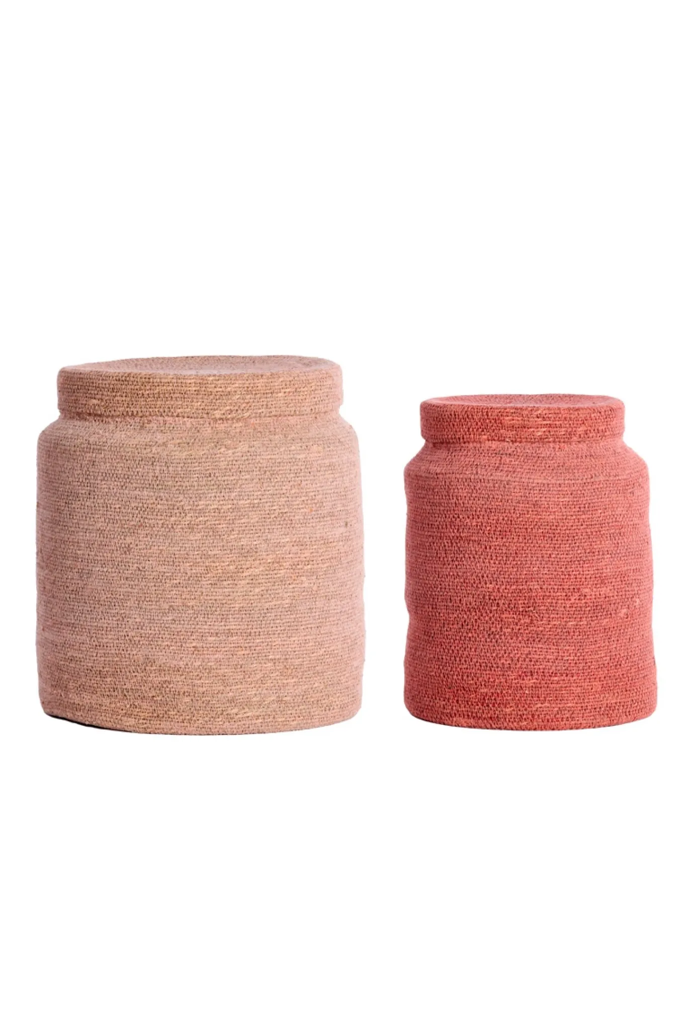 Light & Living Mand Betania Zeegras Roze Set van 2