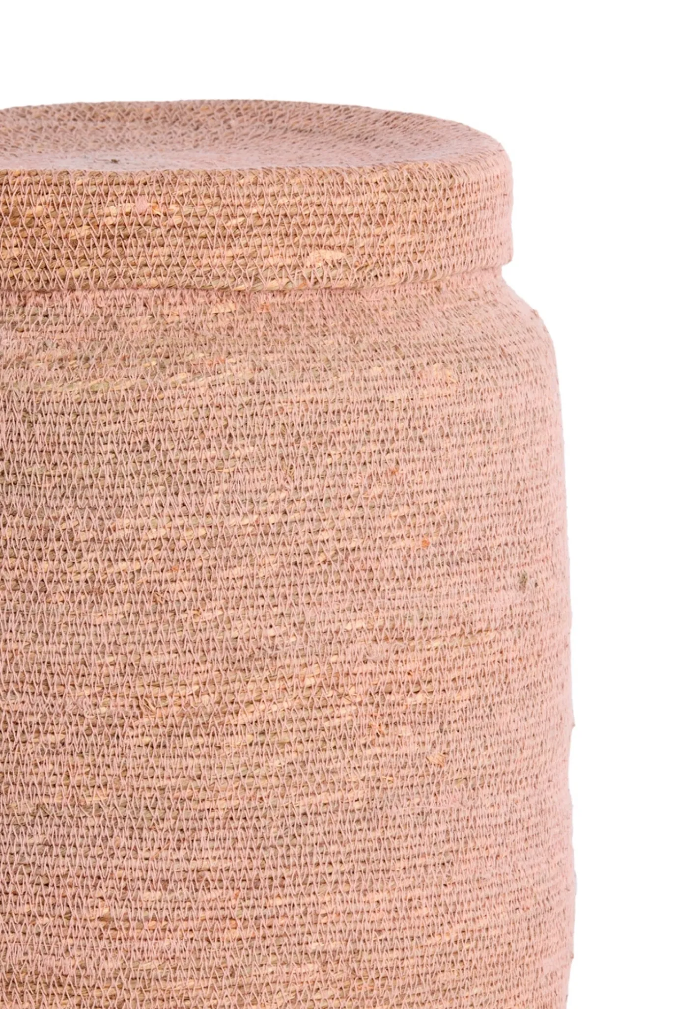 Light & Living Mand Betania Zeegras Roze Set van 2