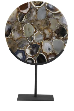 Light & Living Ornament Gouya Op Voet Agaat Bruin 50cm
