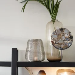 Light & Living Ornament Gouya Op Voet Agaat Bruin 50cm