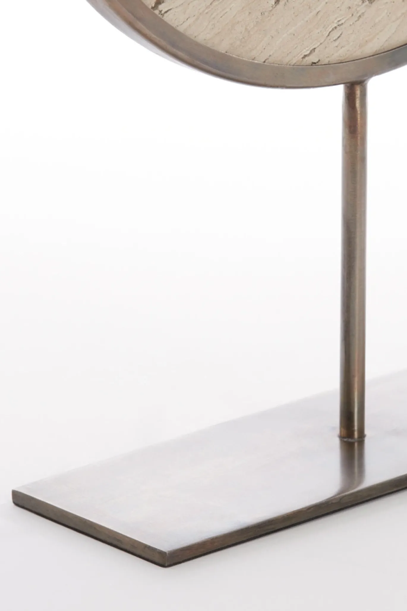 Light & Living Ornament Moreno Op Voet Zand Travertin 51cm