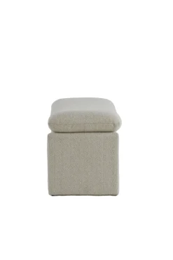 Light & Living Poef Dasha Beige 80cm