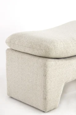 Light & Living Poef Dasha Beige 80cm