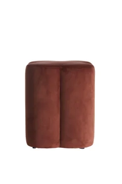 Light & Living Poef Nalani Bordeaux