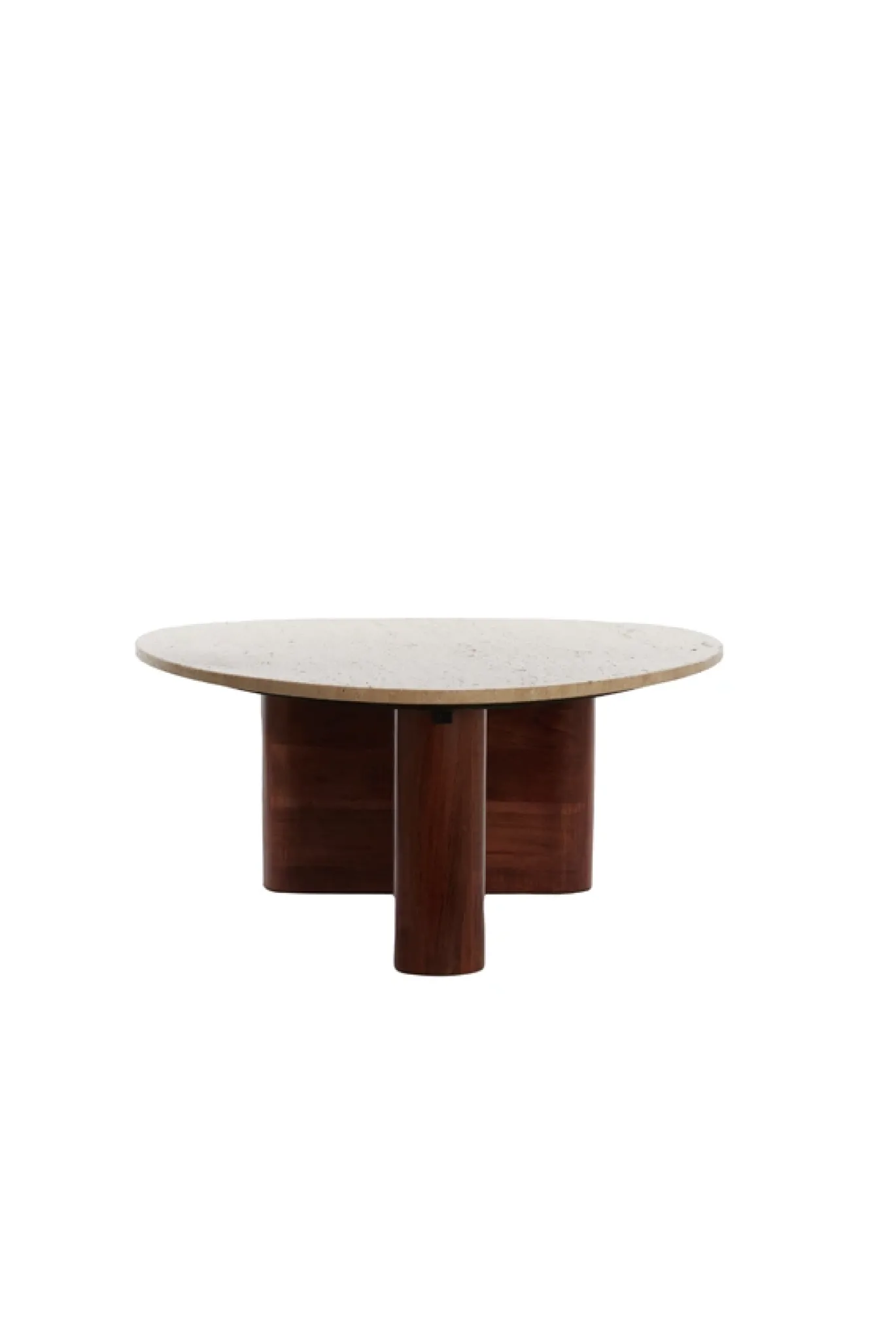 Light & Living Salontafel Mahelona Travertin Zand 90x72cm
