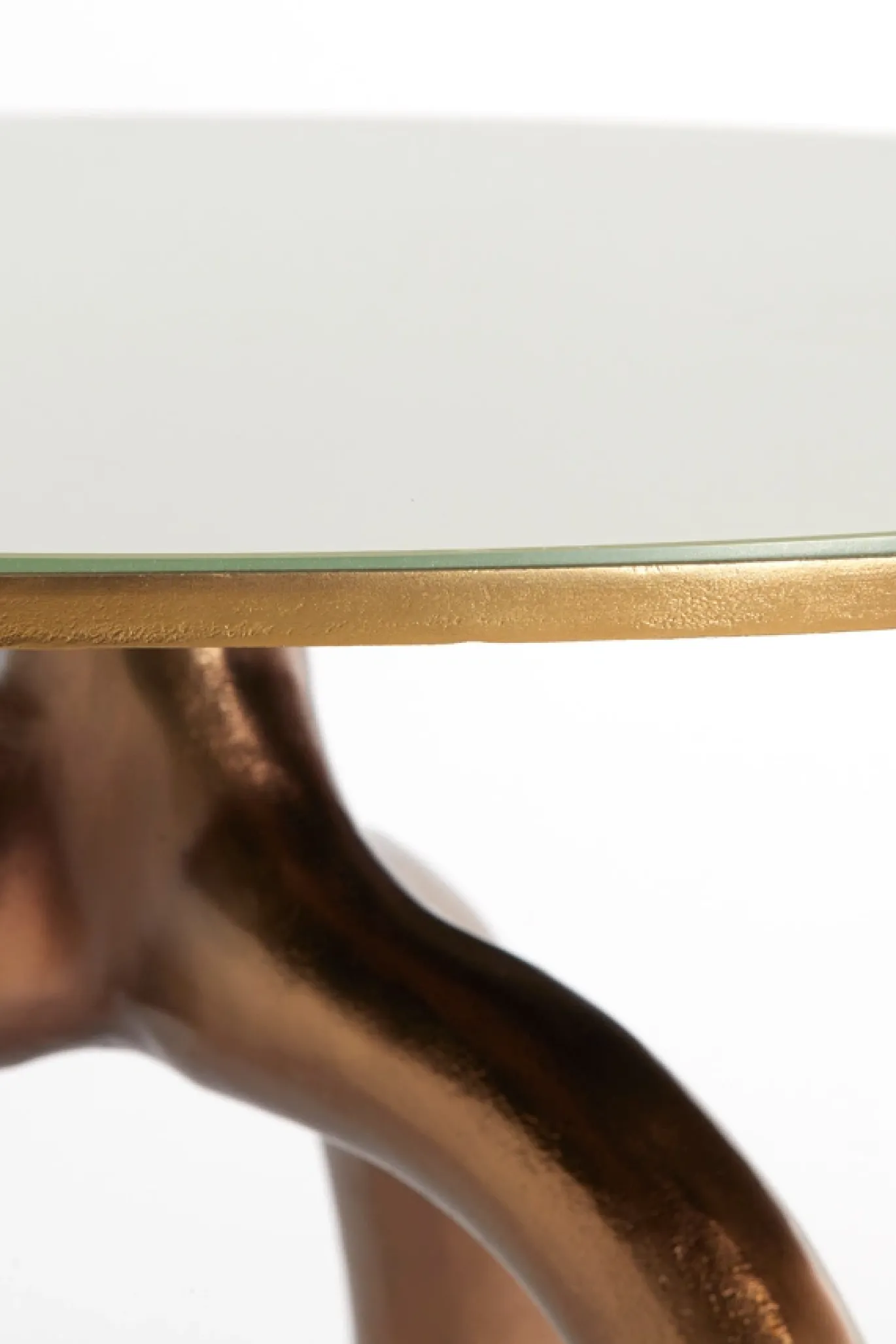 Light & Living Salontafel Mello Taupe/Brons Ø76cm