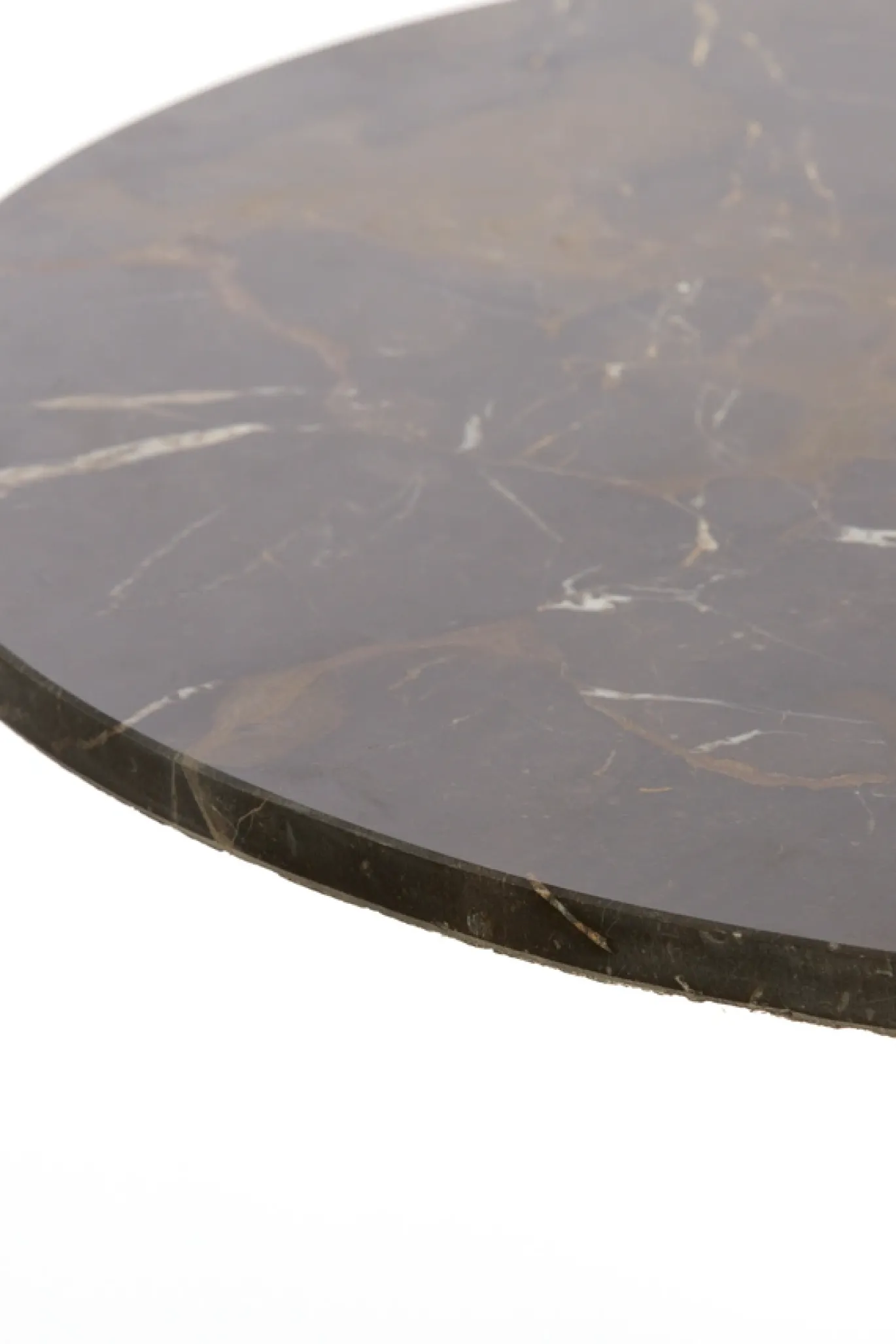 Light & Living Salontafel Pazo Marmer Donkerbruin Ø76cm