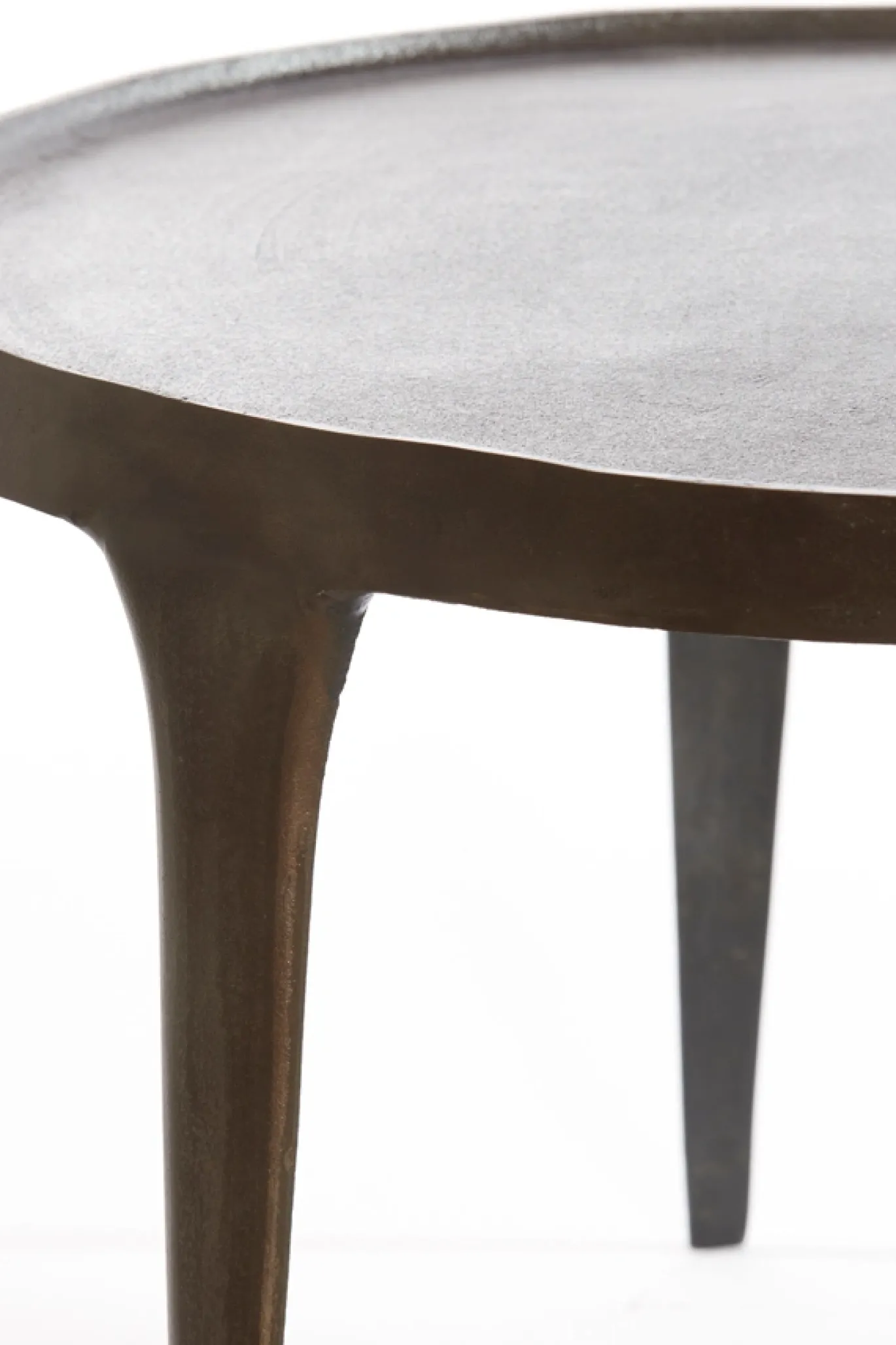 Light & Living Salontafel Tobias Set van 2 Donkerbruin Ø64+Ø75cm