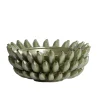 Light & Living Schaal Zita Keramiek Groen Parelmoer Ø34cm
