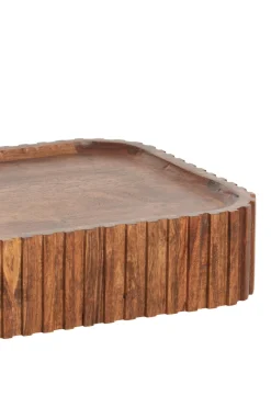 Light & Living Sidetable Kioto Donkerbruin 154cm