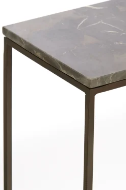 Light & Living Sidetable Morena Set van 2 Marmer Bruin 120+140cm