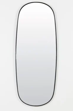 Light & Living Spiegel Libra Mat Zwart Smoke Glas 40x100cm