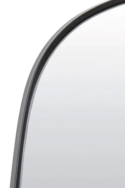 Light & Living Spiegel Libra Mat Zwart Smoke Glas 40x100cm