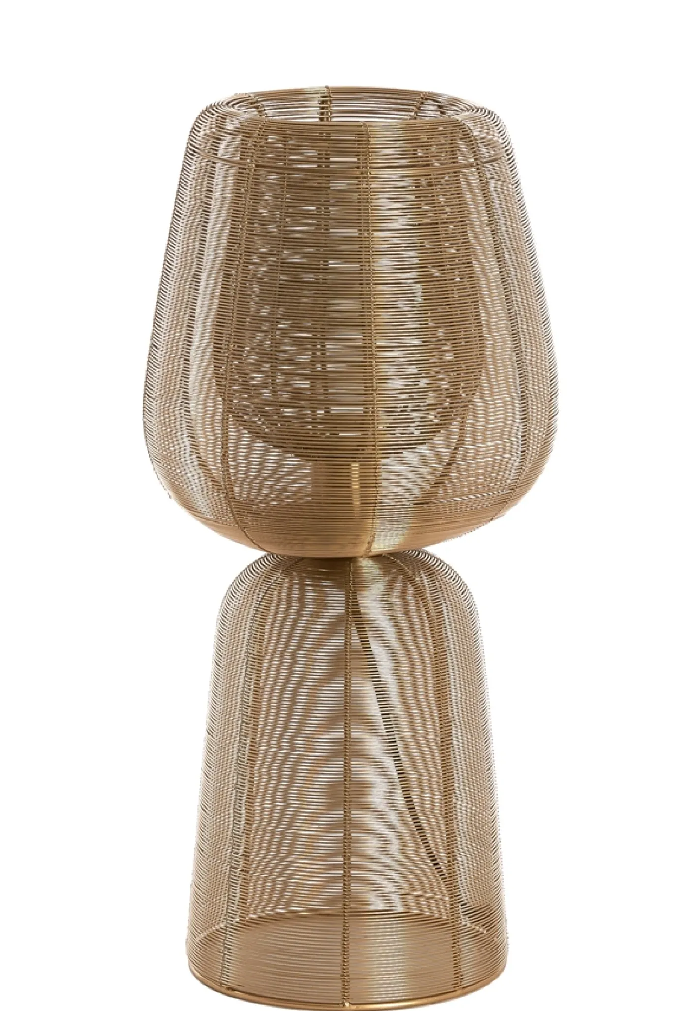 Light & Living Tafellamp Aboso IJzer Licht Goud Ø24x54cm
