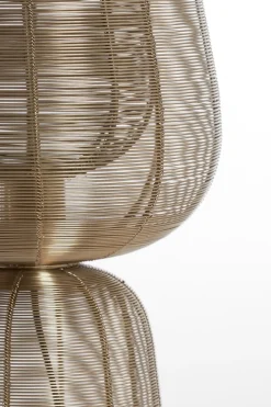 Light & Living Tafellamp Aboso IJzer Licht Goud Ø24x54cm