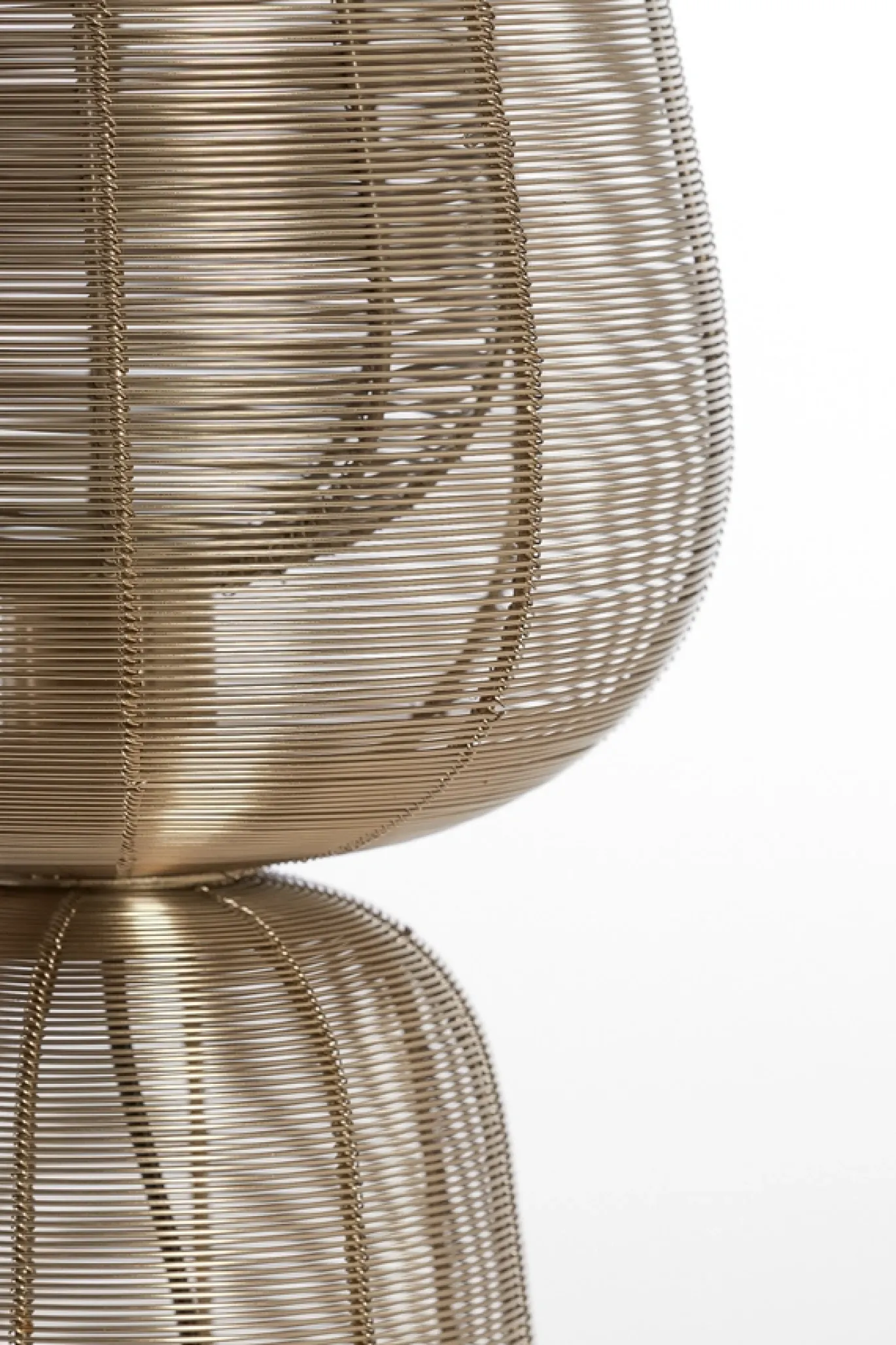 Light & Living Tafellamp Aboso IJzer Licht Goud Ø24x54cm