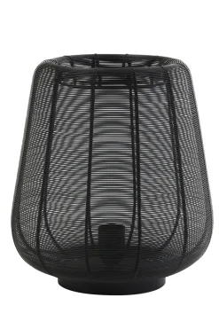 Light & Living Tafellamp Adeta IJzer Mat Zwart Ø29cm