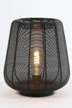 Light & Living Tafellamp Adeta IJzer Mat Zwart Ø29cm