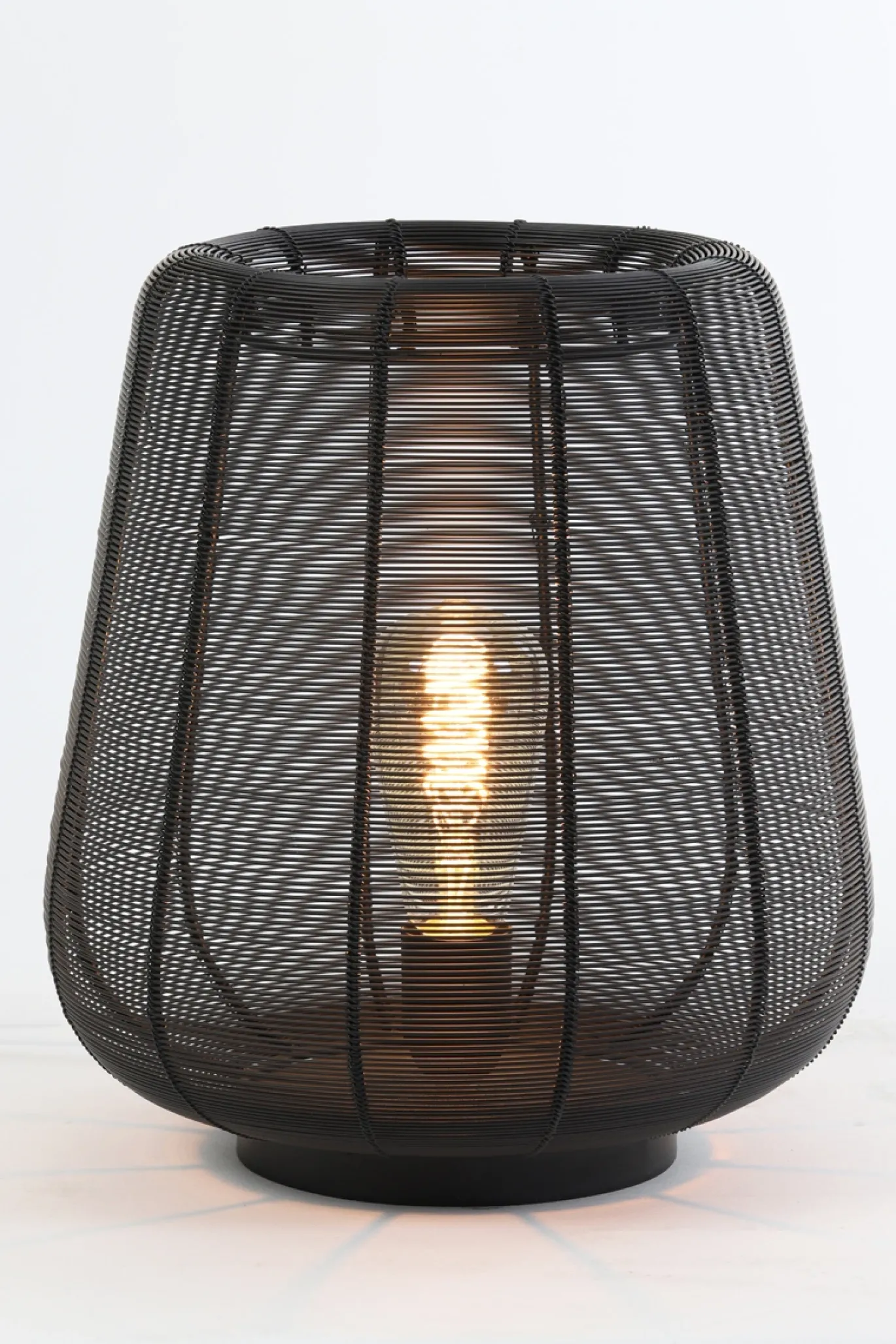 Light & Living Tafellamp Adeta IJzer Mat Zwart Ø29cm