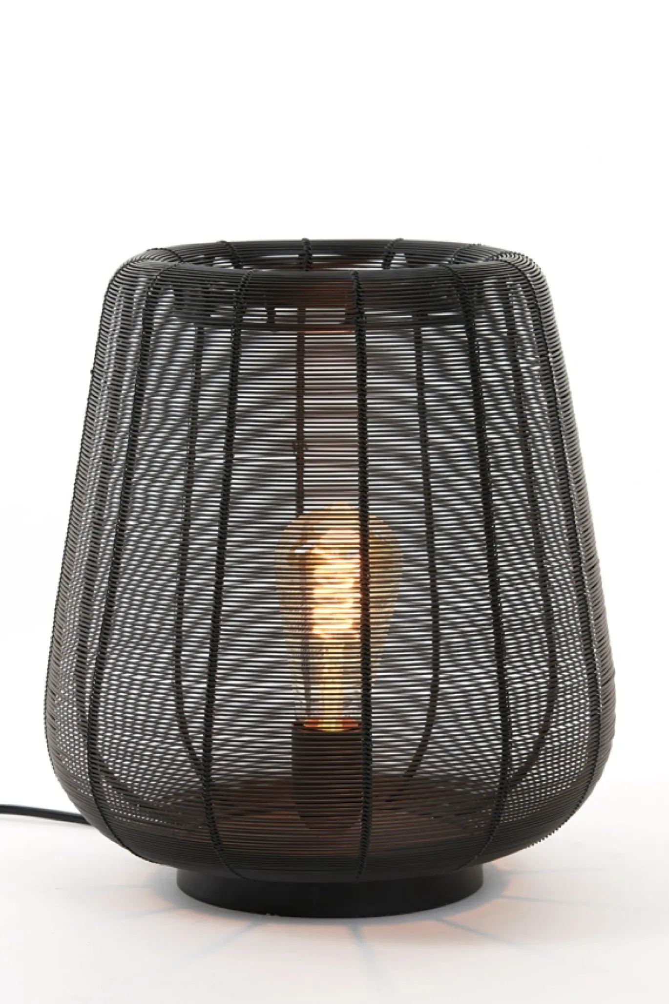 Light & Living Tafellamp Adeta IJzer Mat Zwart Ø29cm
