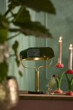 Light & Living Tafellamp Ayer Donkergroen/Goud