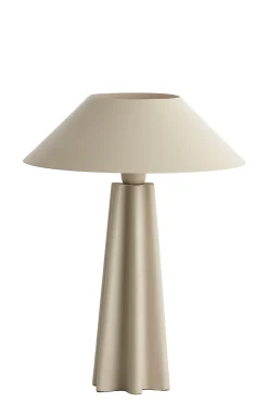 Light & Living Tafellamp Cukai Mat Beige