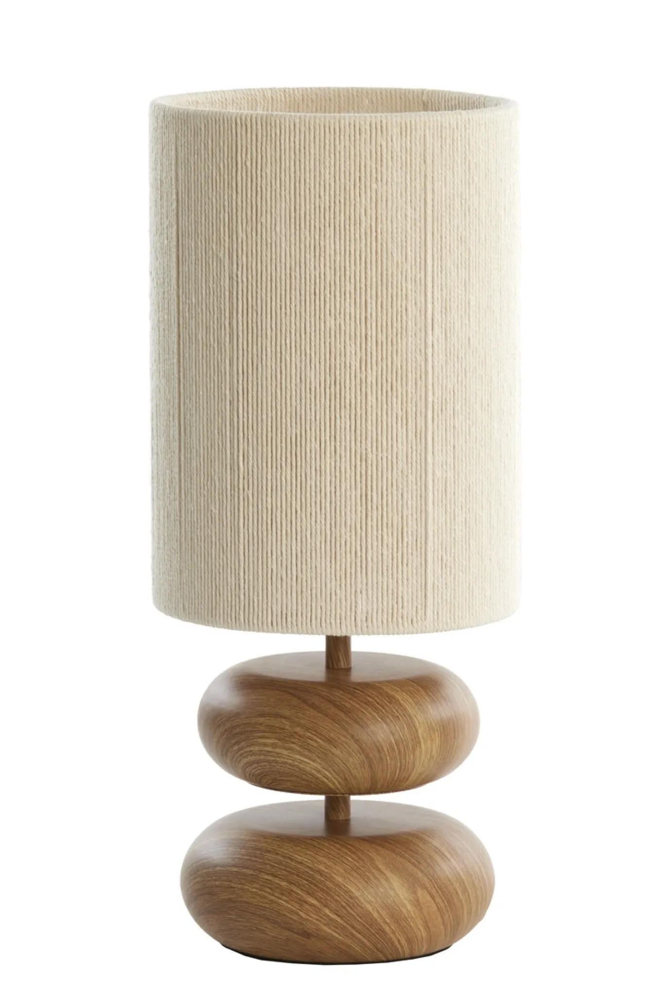 Light & Living Tafellamp Danialo Naturel/Crème M
