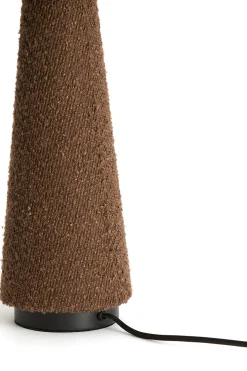 Light & Living Tafellamp Devia Bouclé Bruin