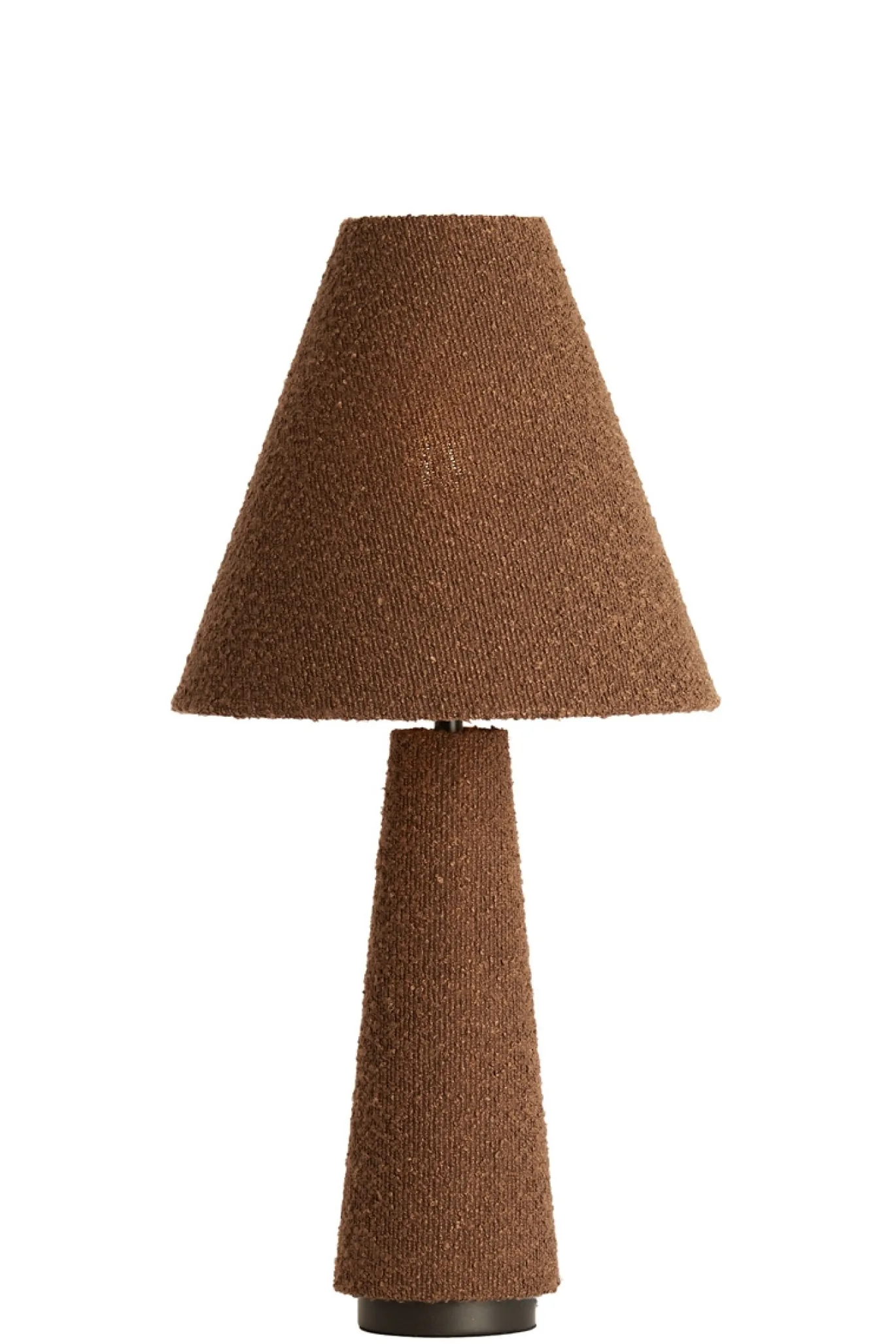 Light & Living Tafellamp Devia Bouclé Bruin