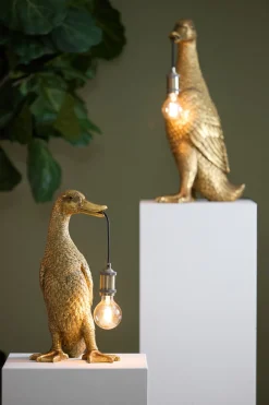 Light & Living Tafellamp Duck Antiek Brons 48,5cm