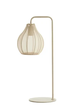 Light & Living Tafellamp Elati Zand Ø20x60cm