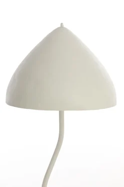 Light & Living Tafellamp Elimo Mat Crème Ø25x67cm