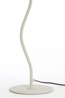 Light & Living Tafellamp Elimo Mat Crème Ø25x67cm