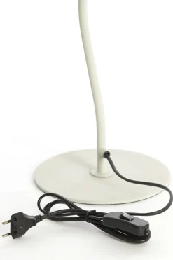 Light & Living Tafellamp Elimo Mat Crème Ø25x67cm