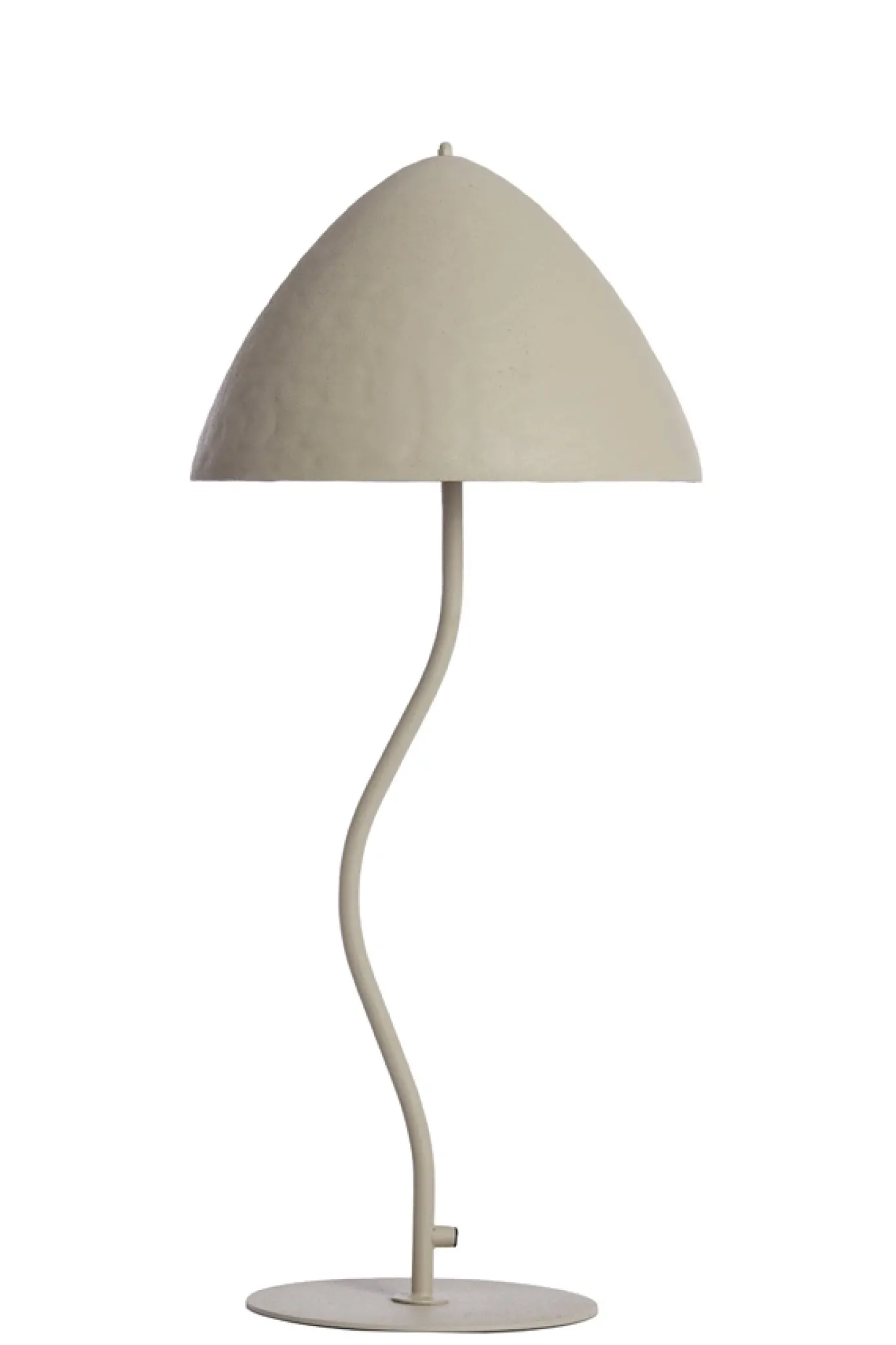 Light & Living Tafellamp Elimo Mat Lichtgrijs Ø25x67cm