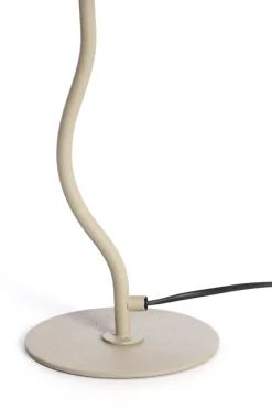 Light & Living Tafellamp Elimo Mat Lichtgrijs Ø25x67cm