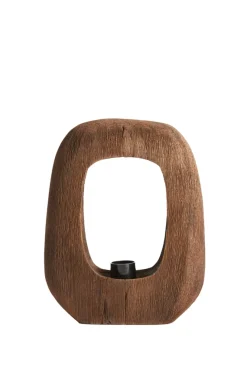 Light & Living Tafellamp Kelafo Chocolade Bruin M