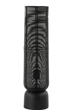 Light & Living Tafellamp Lezuza Mat Zwart 60cm