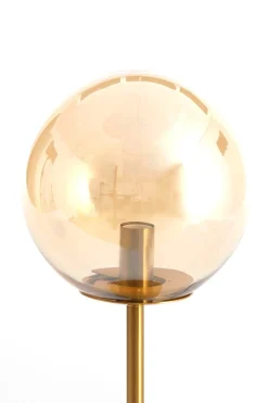 Light & Living Tafellamp Medina Glas Amber Ø20x43cm