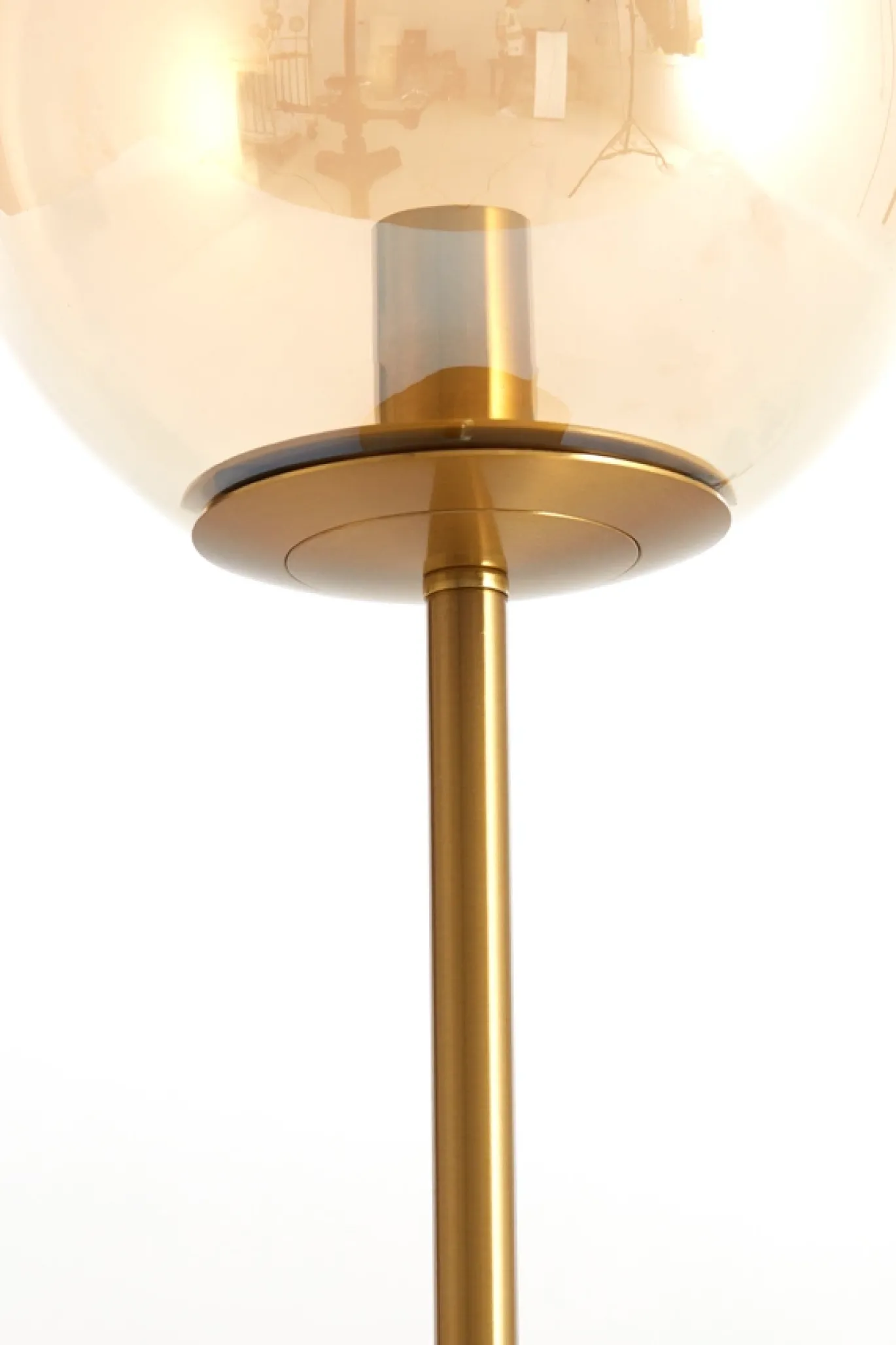 Light & Living Tafellamp Medina Glas Amber Ø20x43cm