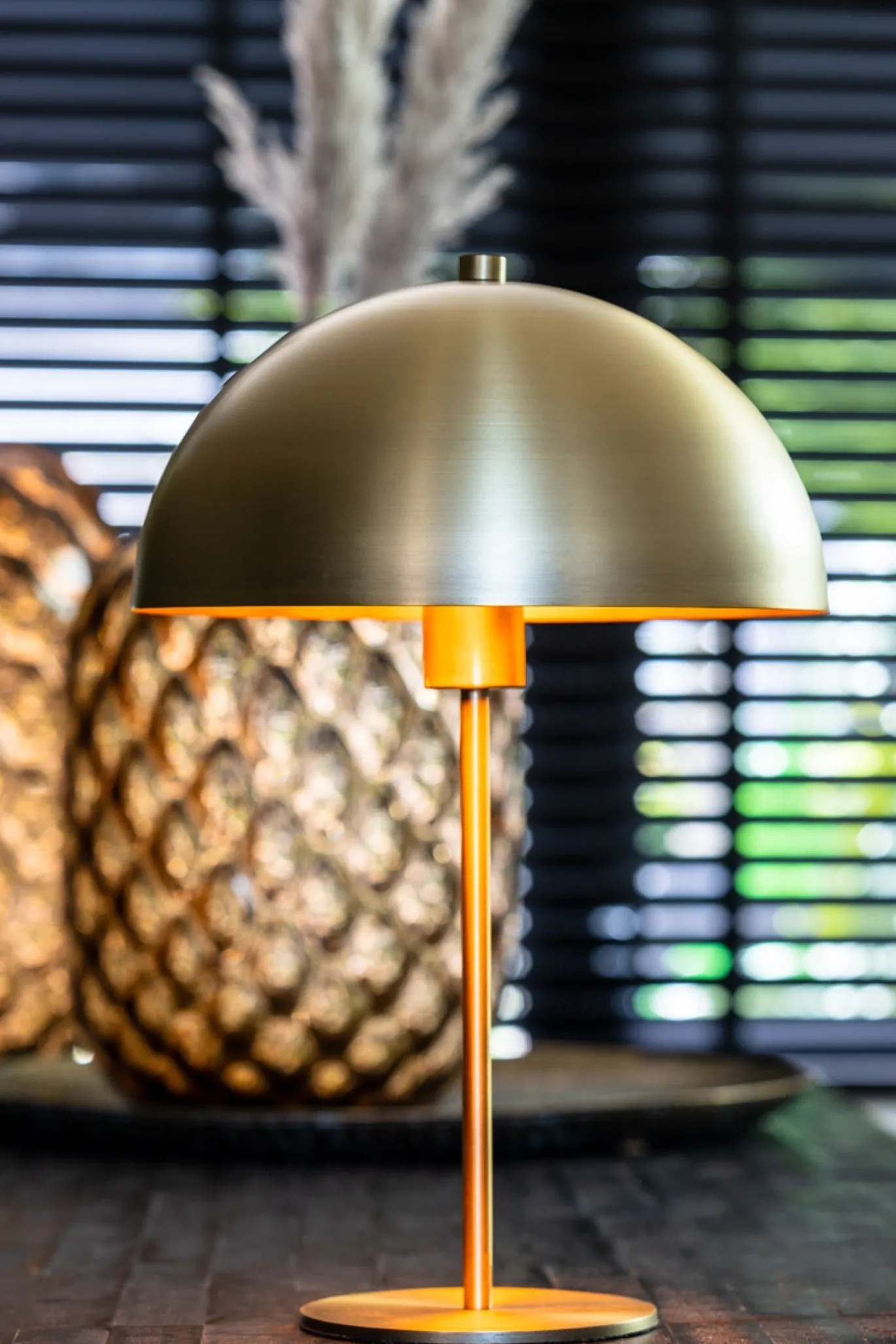Light & Living Tafellamp Merel Antiek Brons 45cm