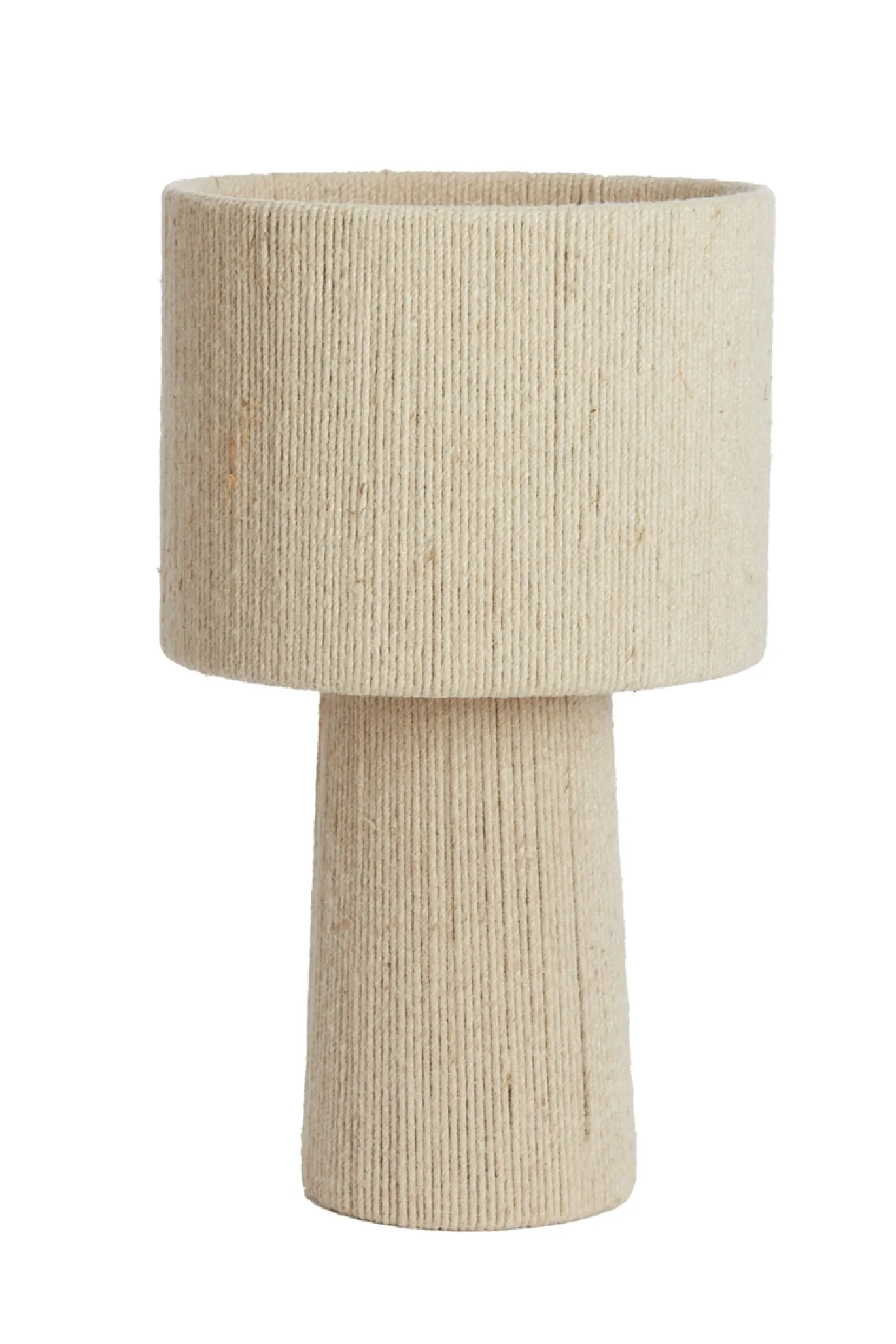 Light & Living Tafellamp Pitino Jute Crème Ø31x51cm