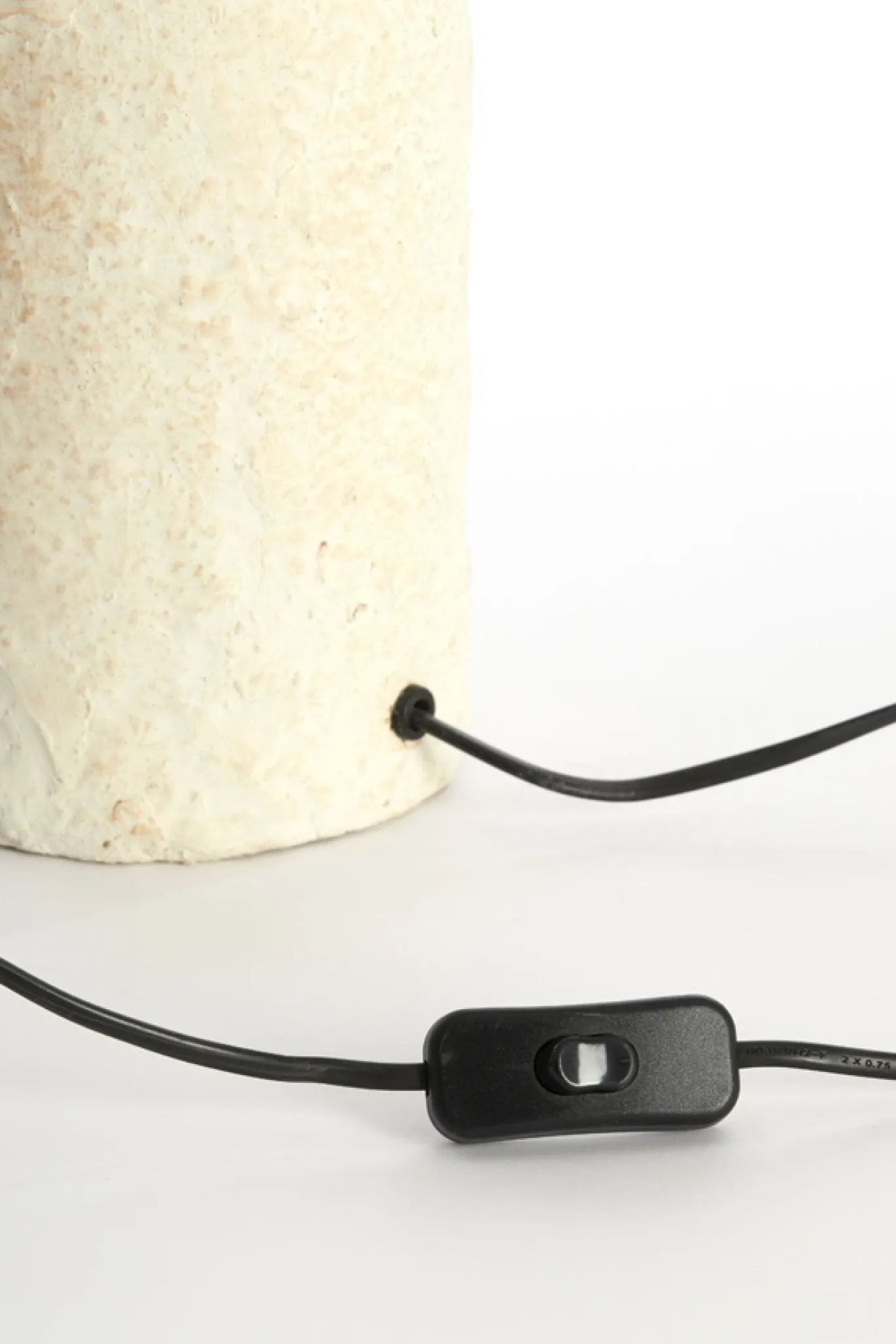 Light & Living Tafellamp Qazu Crème Ø30cm
