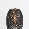 Light & Living Tafellamp Sinula Mat Zwart Ø24x40cm