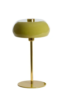 Light & Living Tafellamp Surin Glans Olijfgroen L