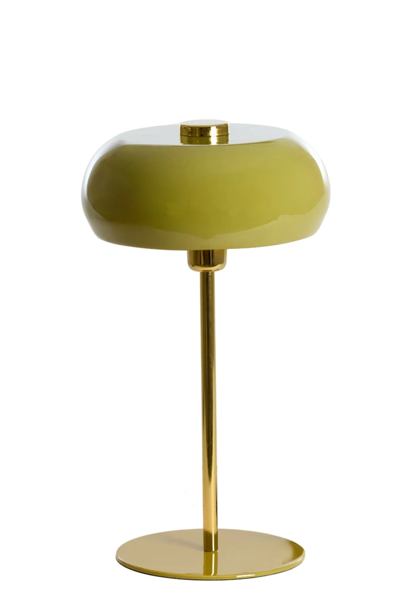 Light & Living Tafellamp Surin Glans Olijfgroen L