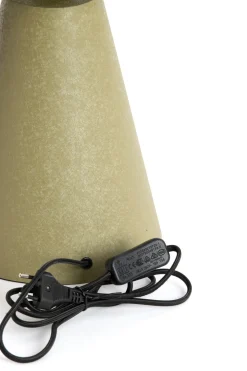 Light & Living Tafellamp Surrina Mat Olijfgroen S
