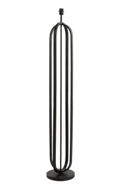 Light & Living Vloerlamp Aster Mat Zwart 140cm