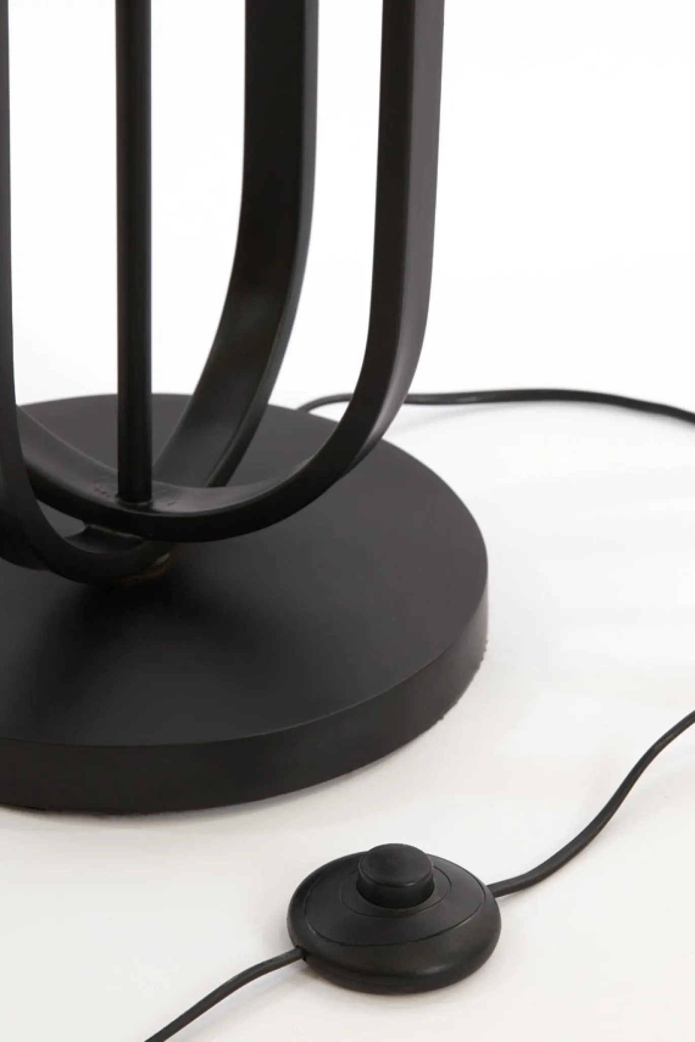 Light & Living Vloerlamp Aster Mat Zwart 140cm
