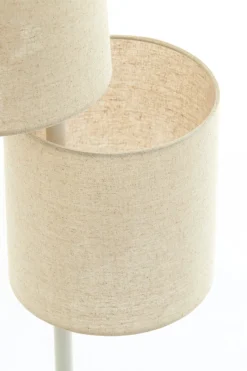 Light & Living Vloerlamp Benigno Beige